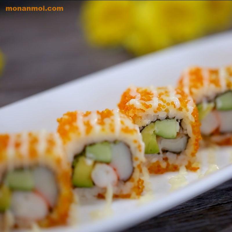 Bước 5 Thành phẩm Maki sushi