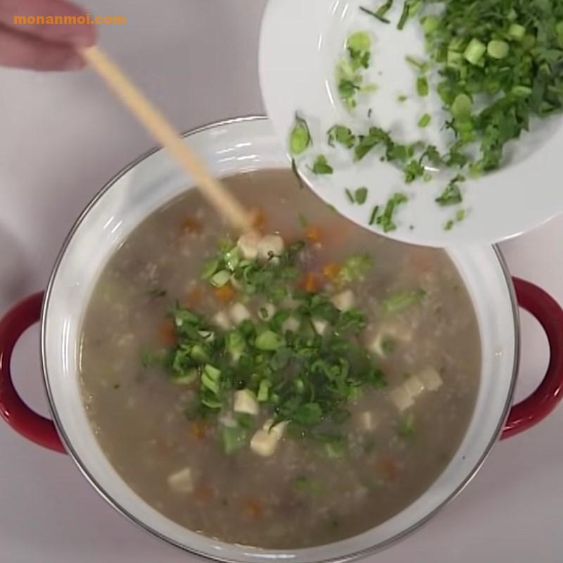 Bước 5 Thành phẩm Cháo yến mạch thịt bò